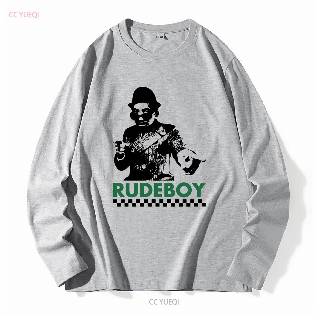 Rudeboy Laurel Aitken Reggae T Shirt Ska Music Skinhead Lee Scratch Perry Long or Short Sleeves Vintage Washed Unisex Slightly