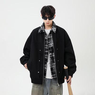 VUUG Herren Arbeitsjacke mit Deux-Pièces-Optik