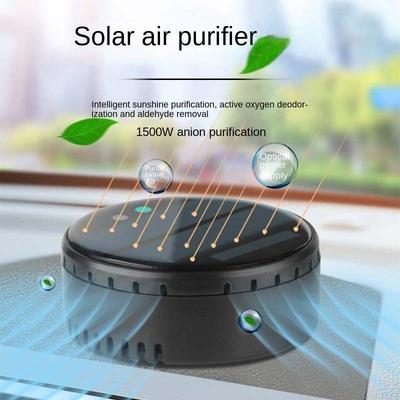 Solar Car Air Purifier Usb Negative Ionfilter Smoke Remover Interior Air Fresh Car Supplies Car Mounted Solar Air Purifier