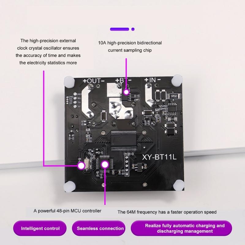 Automatic Low Voltages Cutoff Switcher DC10V 110V With Relays LCD Display 10A Protections For Leads Acid Lithium Battery