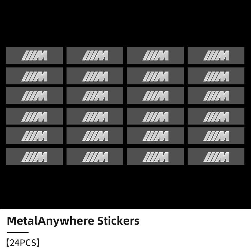 2025 Heiß 3D Auto Logo Aufkleber Metallbuchstaben Auto Aufkleber Innendekoration Für BMW E46 E90 E60 F10 E39 F30 E36 F20 E87 E90 E70