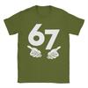 Humor 6 7 Christmas Six Seven Meme T-Shirts Men O Neck 100% Cotton T Shirts  Short Sleeve Tee Shirt Gift Clothing