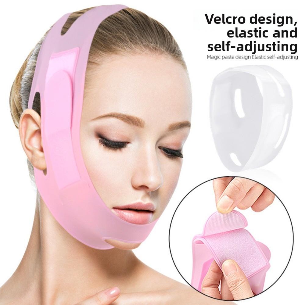 Silicone Face Strap Belt Mask Lift Up Face Slimming Strap Lift Oval Mask  Face