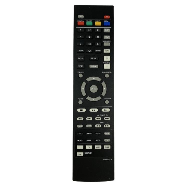 

Remote Control for WY92500 Various Entertainment Devices Comfortable Grip Energy Efficient Intuitived Button Placement 1