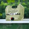 1PC Camping Water Bag Outdoor Hiking Folding Water Bucket Bag with Faucet 8L Large Capacity Water Container Camping Supplies