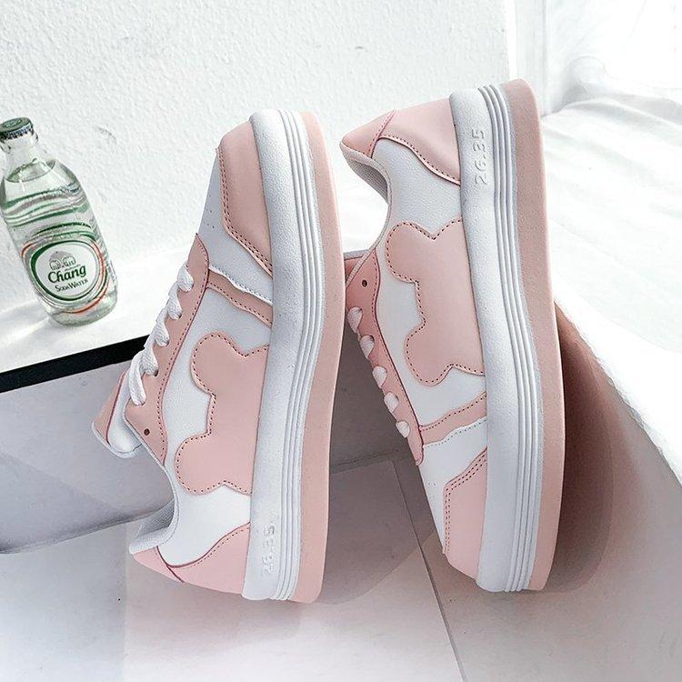 Board shoes women's mixed batch 2025 winter new rubber muffin soft sole panda color matching casual sports shoes women's mixed batch