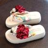 Summer Non Slip Children's Flip Flops Girls Fashion Beach Shoes Pinch Sandals Female Flowers Slippers Wear