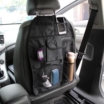 Car Seat Back Multi-Pocket Organizer, Polyester Oxford Cloth, Multi-functional Storage Bag