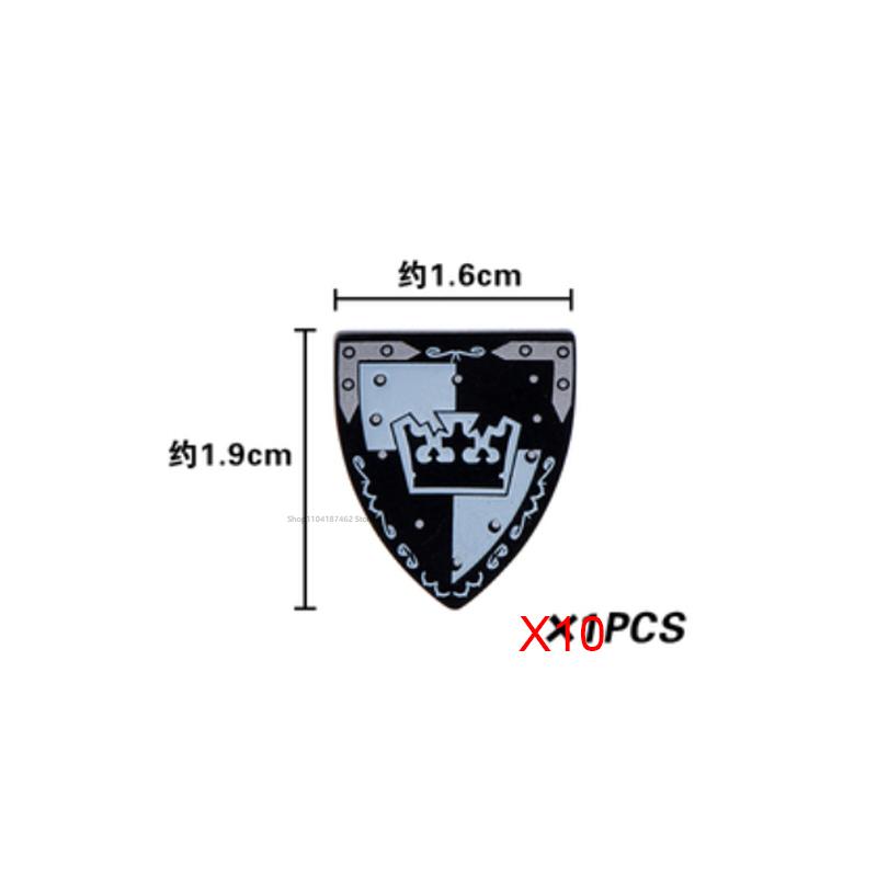 Medieval Roman Knight Legion Building Block Castle Green Dragon Forest Wolf War Horse Dragon Lion Shield Armor Cloak Brick Toys