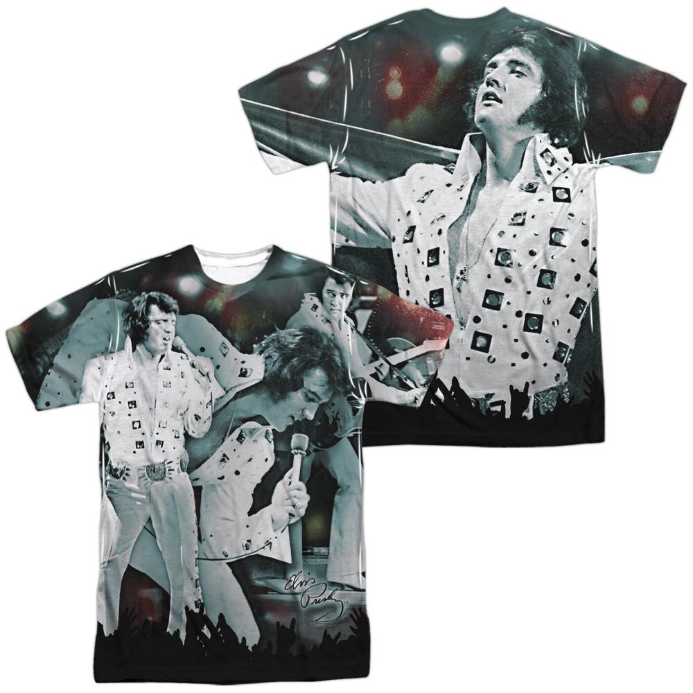 Elvis Now Playing Dye Sublimation T-Shirt XXXL