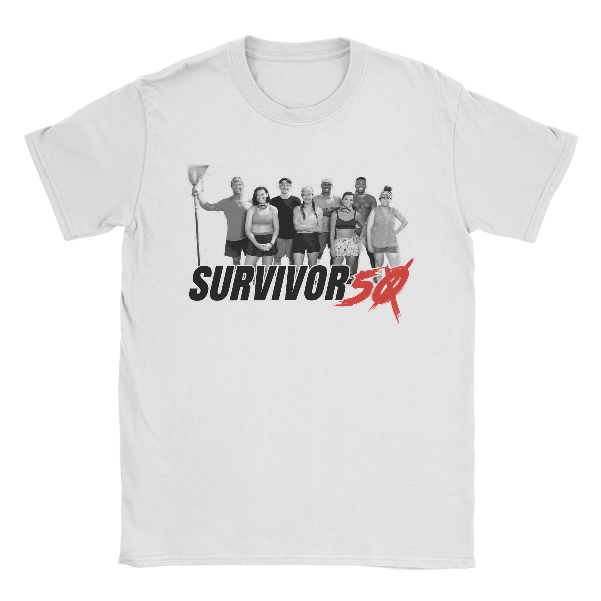 Unisex Women Graphic Survivor Season 50 Tee T Shirt 100 Cotton Tshirts Clothing S
