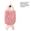 Fiskformad Handduk Superabsorberande Mikrofiberhandduk Luddfritt Söt Handduk med Hängögla för Badrum och Kök
