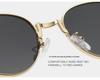 Retro European & American Oval Metal Sunglasses - Unisex, Fashion Street Style, UV Protection for Driving.