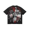 Pánské tričko s potiskem Guts z mangy Berserk Trendy vyprané oversized tričko Letní krátký rukáv Bavlněná měkká trička Topy