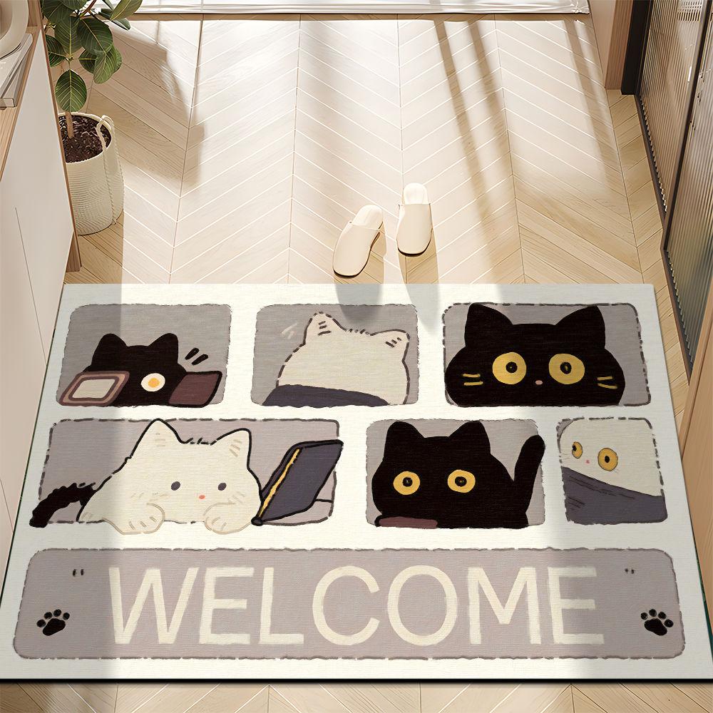 

Диатомовая грязь входная дверь в ванную комнату нескользящий впитывающий коврик для ног туалет кухонная дверь износостойкий комнатная дверь коврик для ног 40X60cm 15.7X23.6in