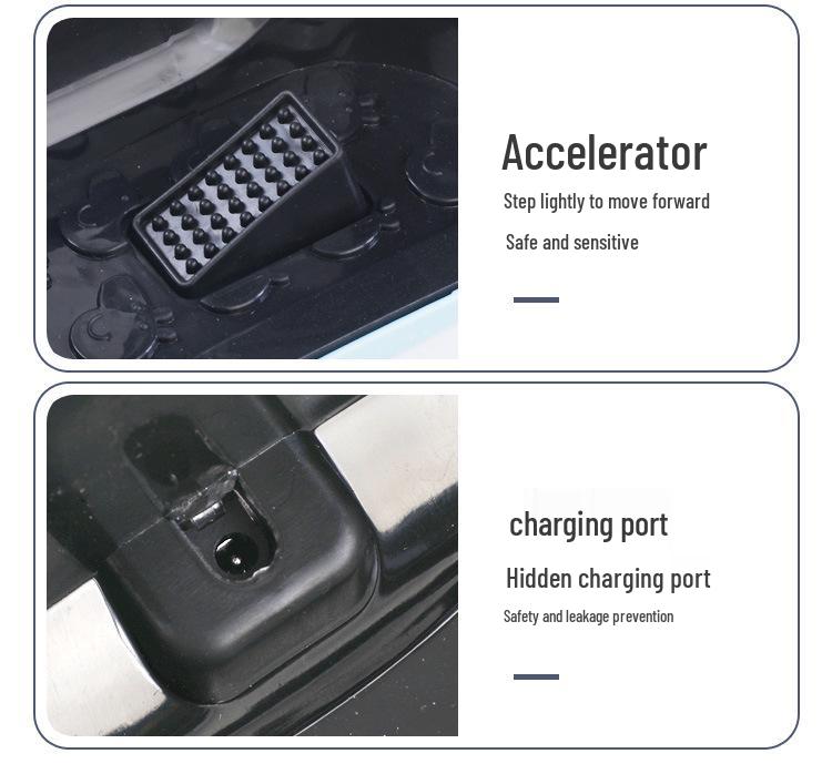 Rechargeable Children's Electric Motorcycle Tricycle: Panda Design for Boys & Girls
