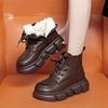 Fashion New Exquisite Women's Snow Boots Winter Warm and Thick Bottom Increased Anti slip Wear resistant Cotton Boots with Velvet