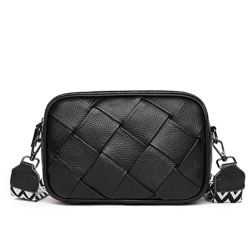 Ielgy Simple Fashionable Woven Diamond Bag High-End Feeling All-Match One-Shoulder Messenger Bag