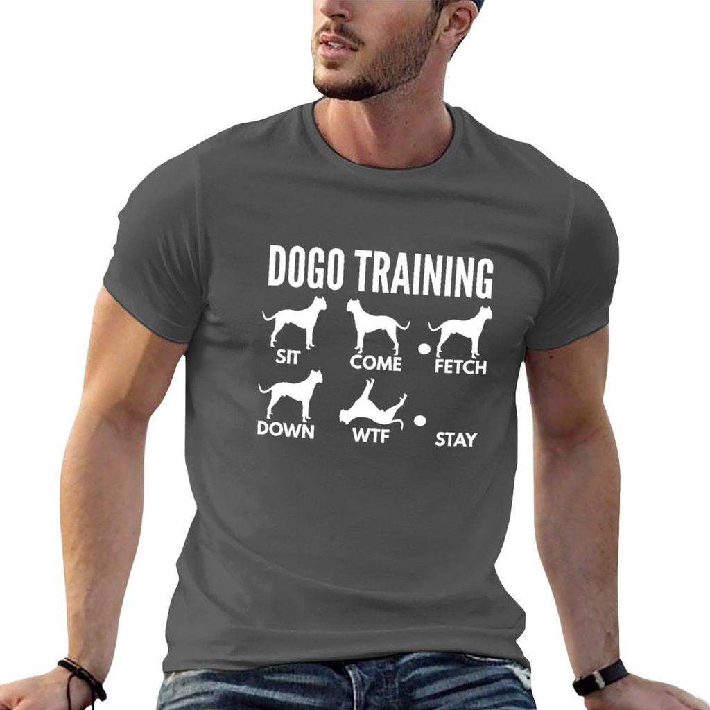 Dogo Training Dogo Argentino Tricks TShirt t shirts for Unisex cotton funny Unisex t shirts cotton TShirt