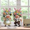 Easter Special Shaped Diamond Painting Desktop Ornaments Kit Acrylic 5D DIY Diamond Art Tabletop Decorations Bedroom Table Decor