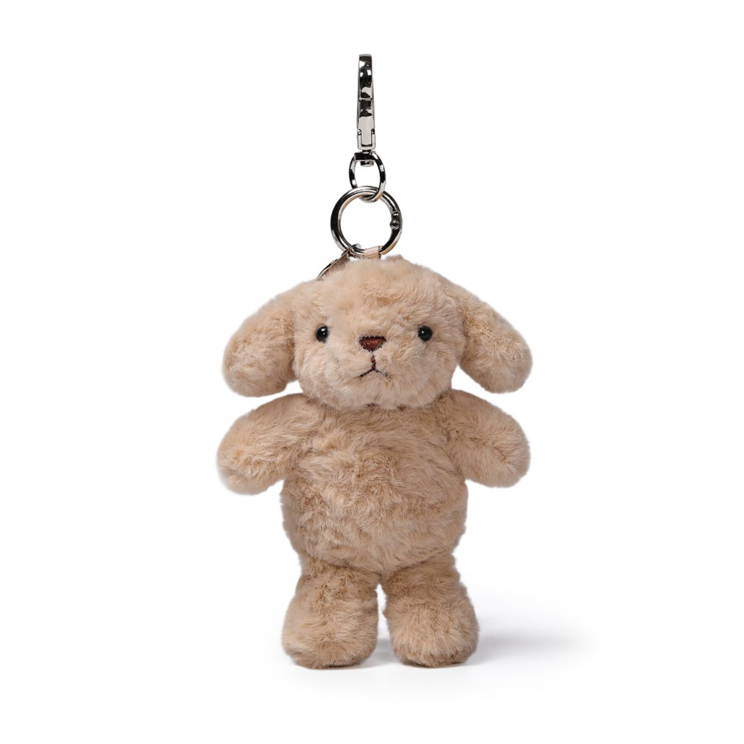 McHugs Joyce Milk Tea Puppy Bag Charm Dog Beige Keychain MC600280B