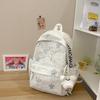 Schoolbag Japanese college style star printed schoolbag for women, large capacity, high value, junior and high school students, lightweight burden