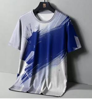 Fashion Women s T-Shirt Summer, Simple Graphic Sports T-Shirt Men s Summer Casual Short Sleeve 3D Printed Breathable Fitness T-Shirt XXS