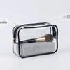 In-Stock Transparent PVC Makeup Tote: Dustproof, Portable Zipper Bag for Travel Toiletries & Daily Essentials