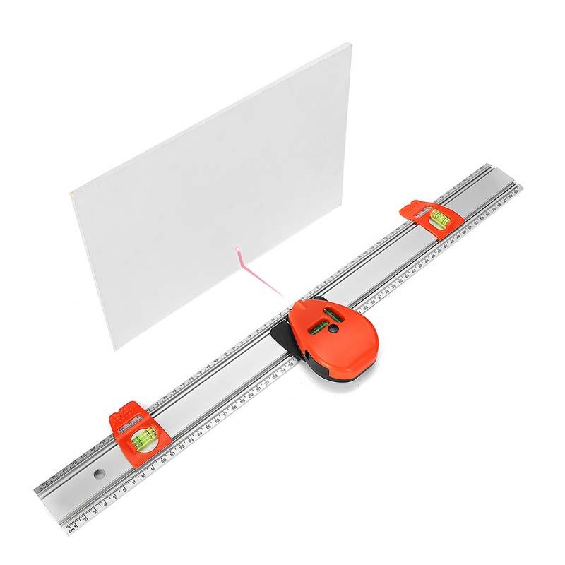 New Metric Level Rulers Multipurpose Measure Laser Level Aluminum Ruler and Horizontal Vertical Measure Aligner Standard