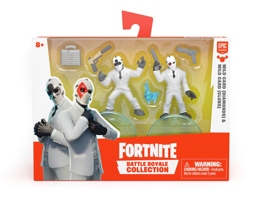 

Fortnite Collection Minifigure Set of 2: 009 Wild Card (Diamond) & Wild Card (Club)