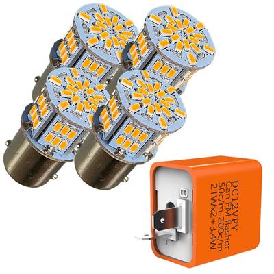 Atklājiet Winds G18 S25 Augstas Spilgtuma 54 LED Spilgtu Pagrieziena Signāla Spuldzi, 4 Gabali,