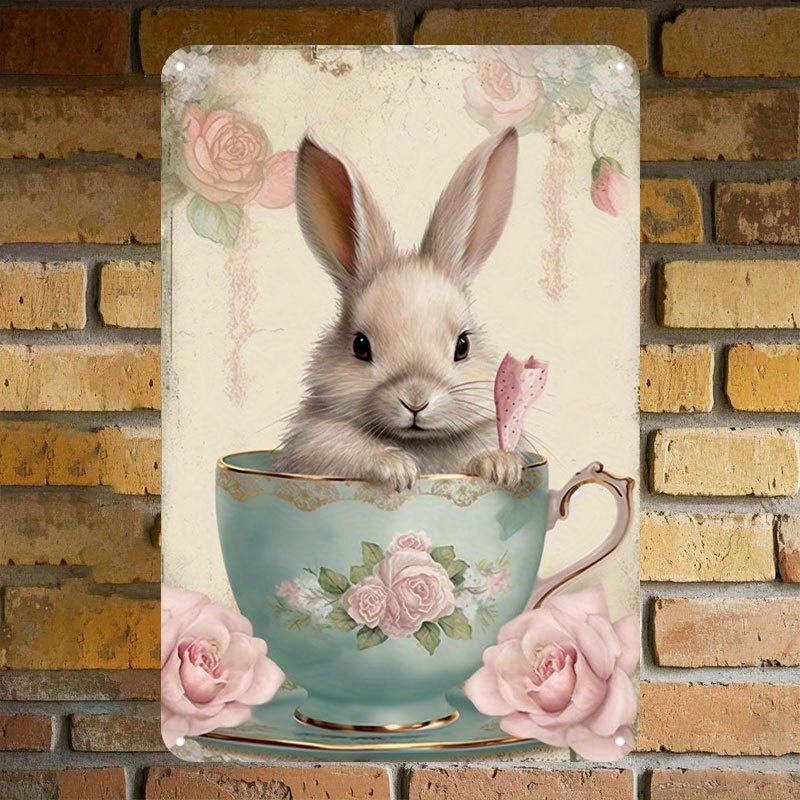2D Flat Retro Iron Tin Art Crafted from Solid Material with Vintage Design Suitable for Room Decor