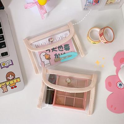 Useful PVC High Quality Small Card Pouch Storage Bag Makeup Organizer Lipstick Storage Bag