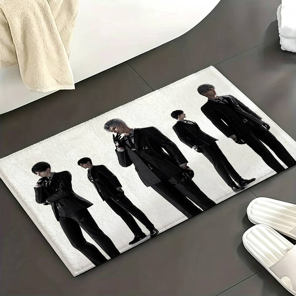 Game L-Love and D-Deepspace Floor Mat Soft Non Slip for Entry Door Bathroom Indoor Home Decorative Carpet