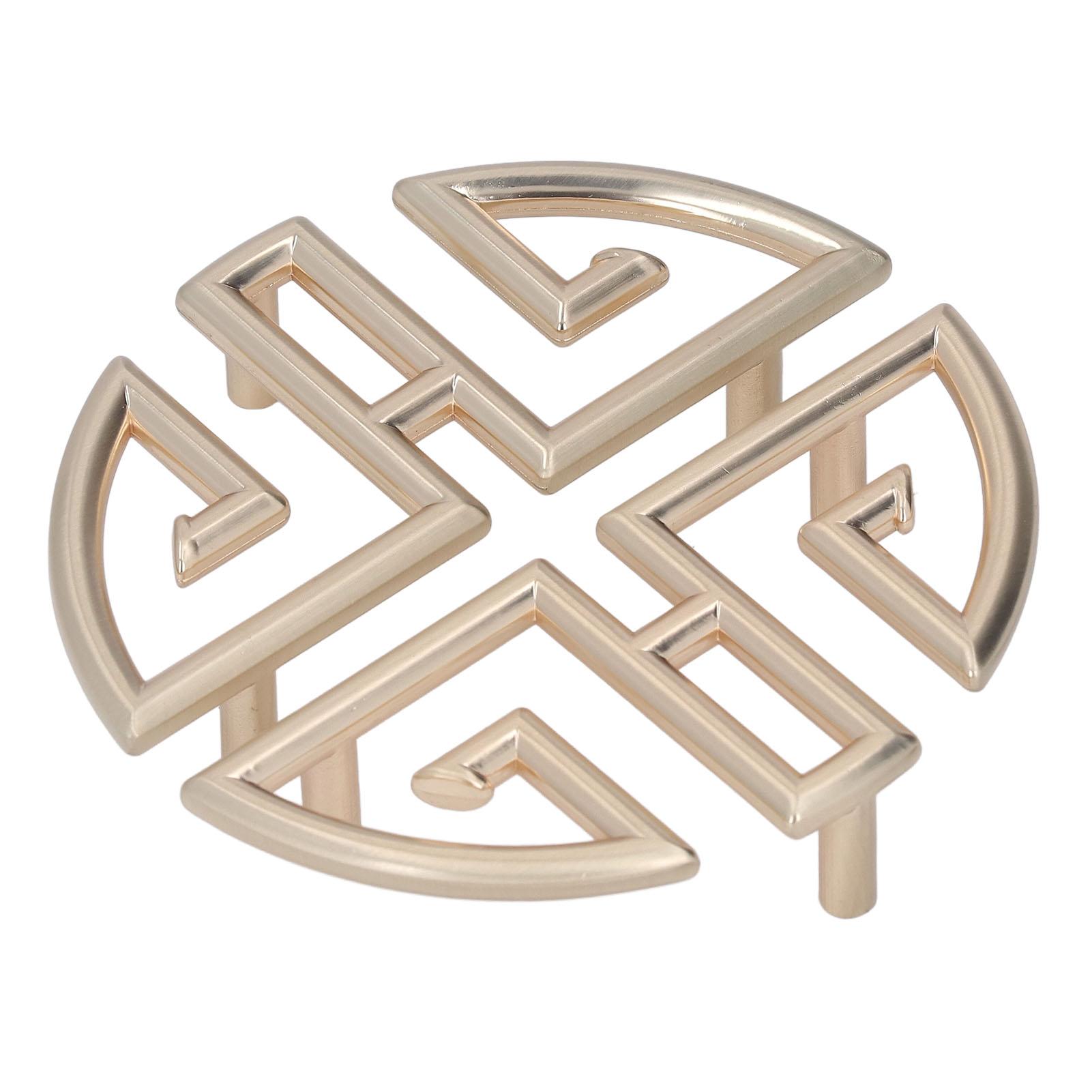 

2 шт. полая ручка для шкафа из цинкового сплава, простая установка, элегантная китайская антикварная полая ручка для