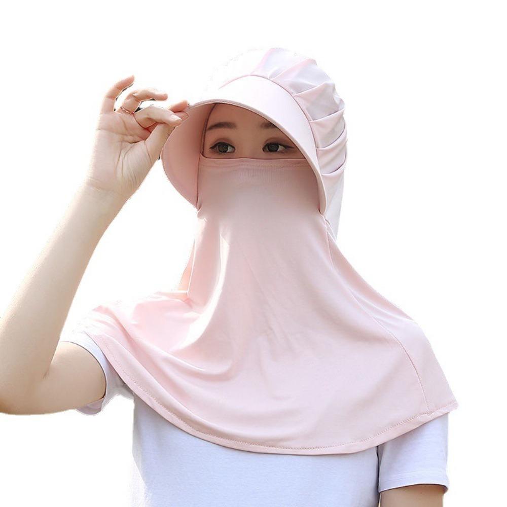 

with Shawl Mask Cap Breathable Pullover Cap New Fishing Cycling Cap Unisex рожевий