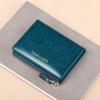 Anti  Woman Small Genuine Leather Purse  New Design Ultra Thin Coin Wallet for Women Fashion Gifts