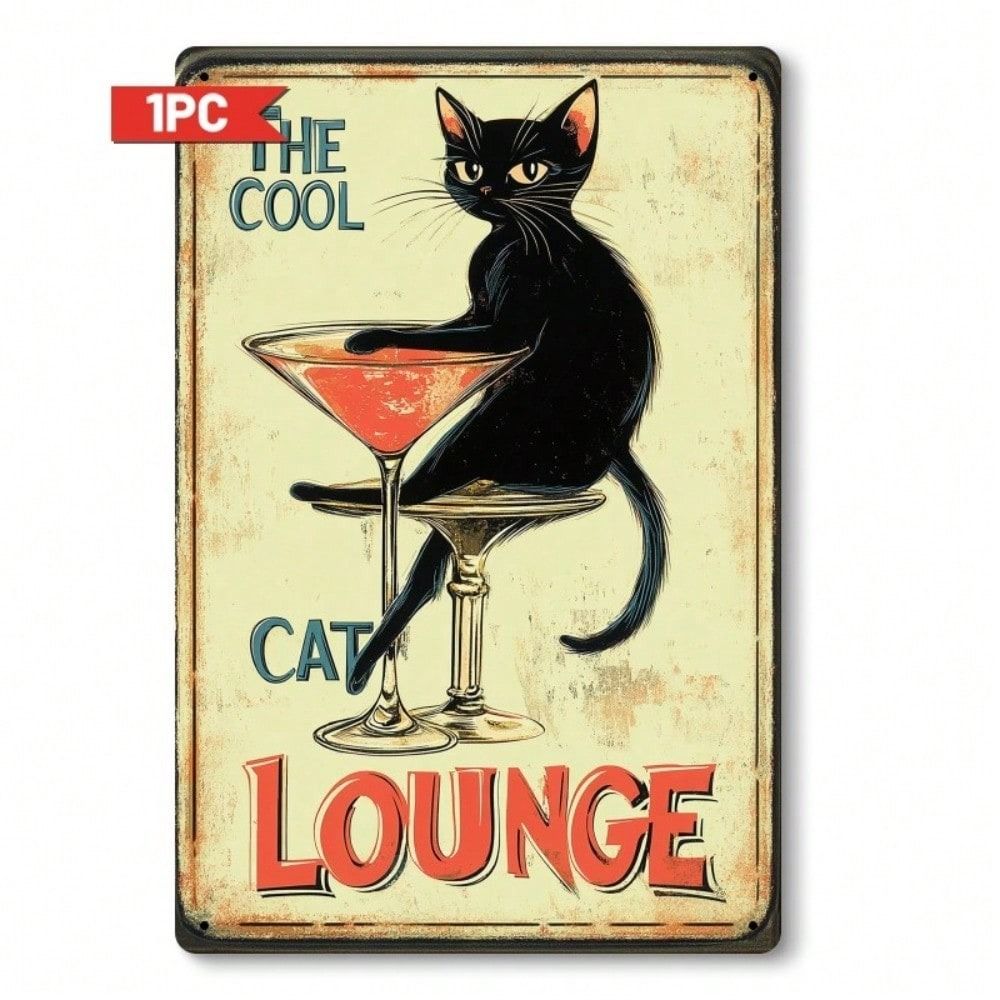 Handmade Metal Tin Plate Wall Art Decor 20x30cm