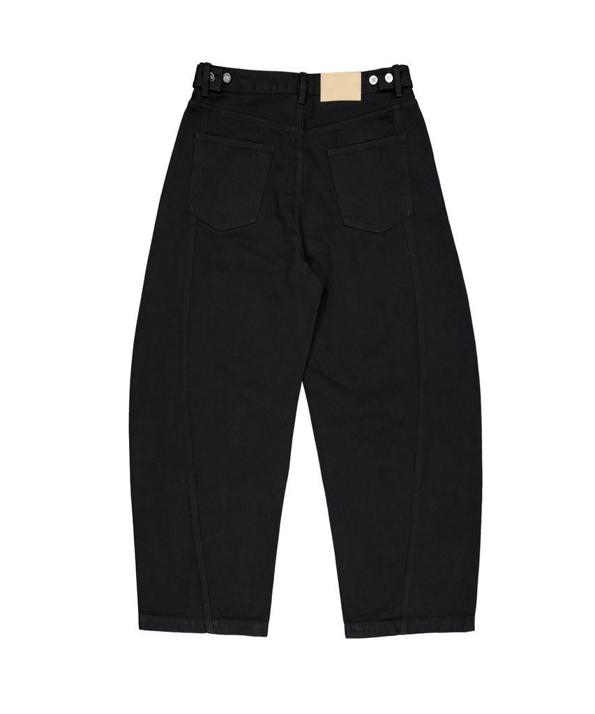 Poseusenseutibeu Fst Curved Pants (Bk)