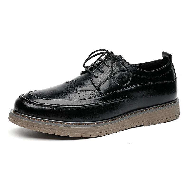 Fashion Leather Shoes Casual Business Shoes for Men Dress Tenis De Hombre Moccasins Mokasin Tenis Caballero Designer