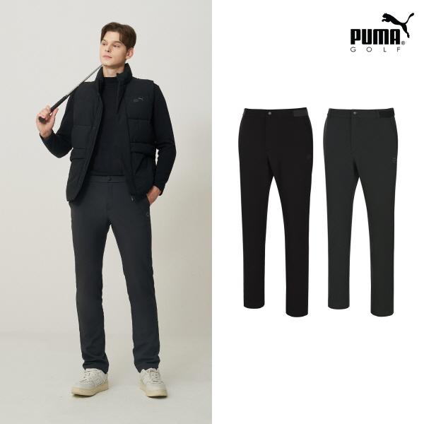 PUMA GOLF Fleece-Lined Poly Bonded Pants Men'S 2 Colors