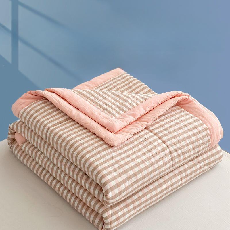 Sommer Kühlende Klimaanlagendecke Gewaschene Baumwolle Reine Baumwolle Sommerdecke Dünne Decke Sommer