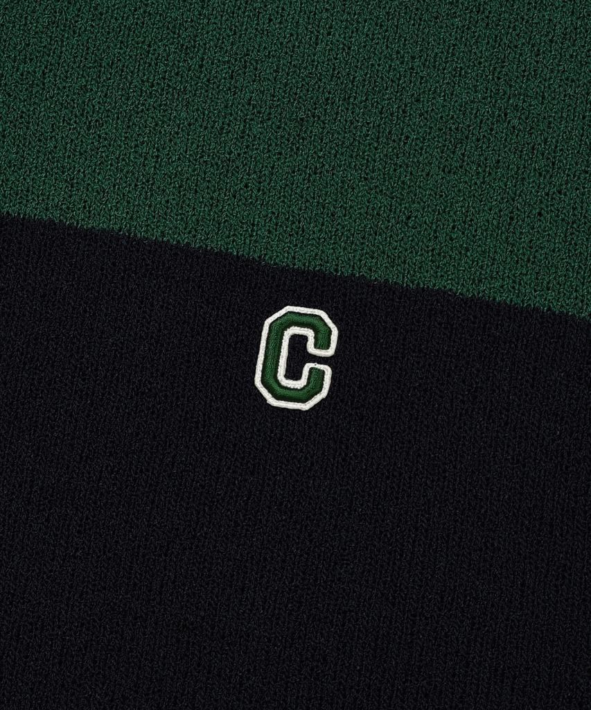 COVERNAT Rugby Half Knit Green