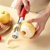 LsCook Herramienta 2 en 1 para Pelar Frutas y Quitar el Corazón Descorazonador de Verduras de Acero Inoxidable