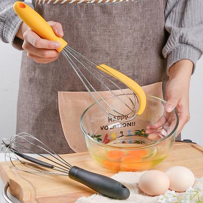 Frullino per le uova Manico ergonomico facile da usare Frusta manuale 2 in 1 Raschietto per panna Strumento per la cottura quotidiana