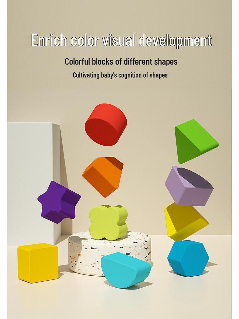 Multifunctional Wooden Shape Sorting Cube - Early Education Toy for Preschoolers