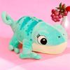 Cartoon Chamäleon Plüschtier Stofftier Grün Orange Blau für Jungen Mädchen Kinder Schreibtischdekoration Niedliche Weiche Puppe Kawaii Geschenkidee