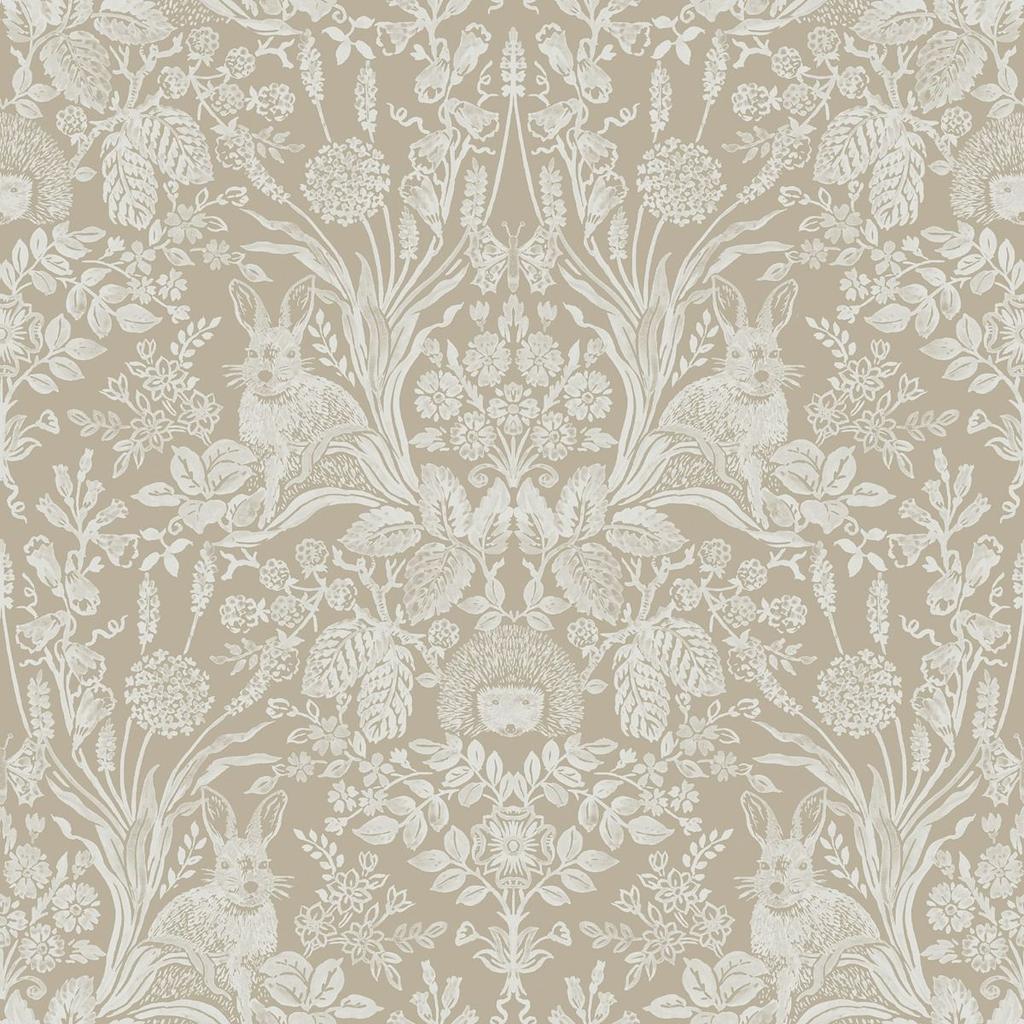 Holden Décor Harlen Wald-Damast-Tapete