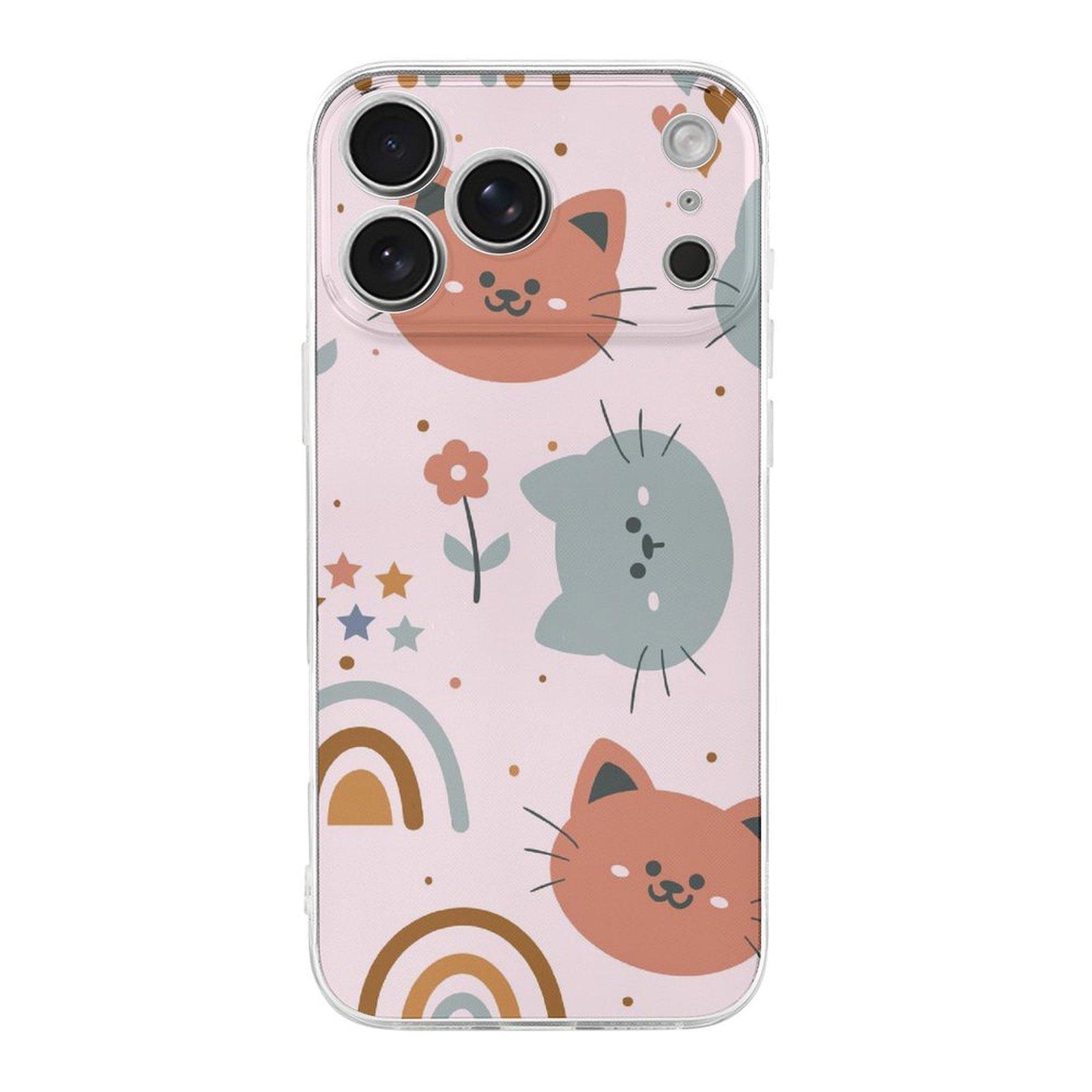 

1 Pack For Iphone 17/17Air/17Pro/17ProMax Soft Tpu Slim Fit Anti-Scratch Shockproof Protective Case With Corner Cushion Lip IPHONE-17ProMax білий