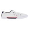 Nízké tenisky - Pepe Jeans - Unisex - Bílé plátno - Šněrování - Vulkanizovaná podrážka